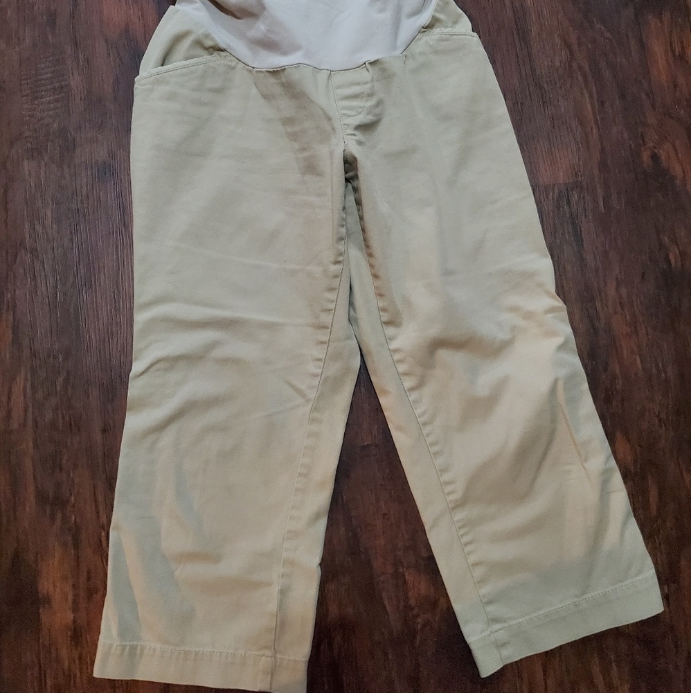Motherhood maternity khaki capris